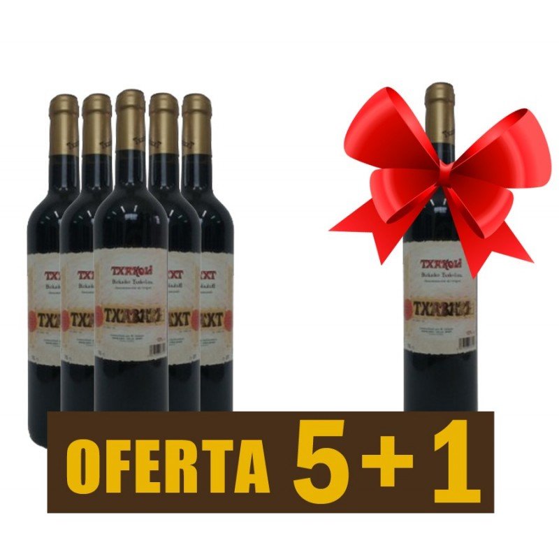 TXAKOLI TXABARRI TINTO - OFERTA 5+1